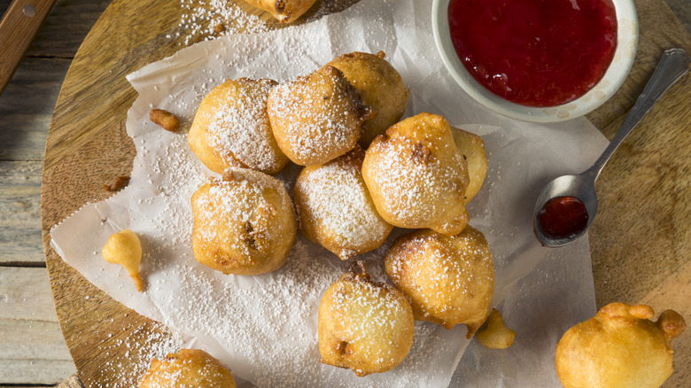 deep-fried cheesecake bites