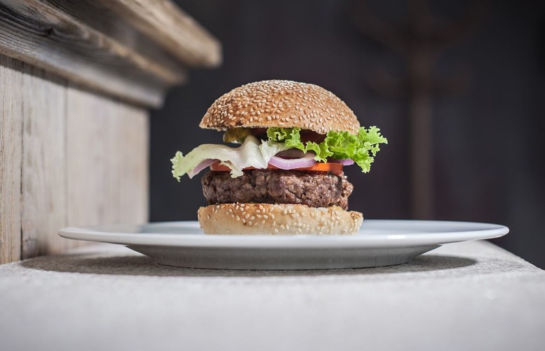 Gorgonzola-Stuffed Burgers