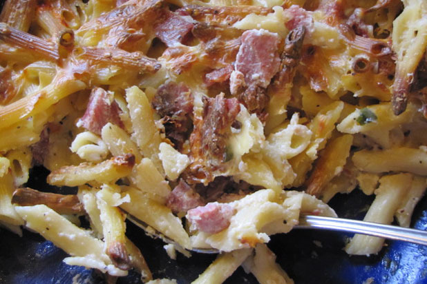 Baked Ham Penne Pasta Recipe