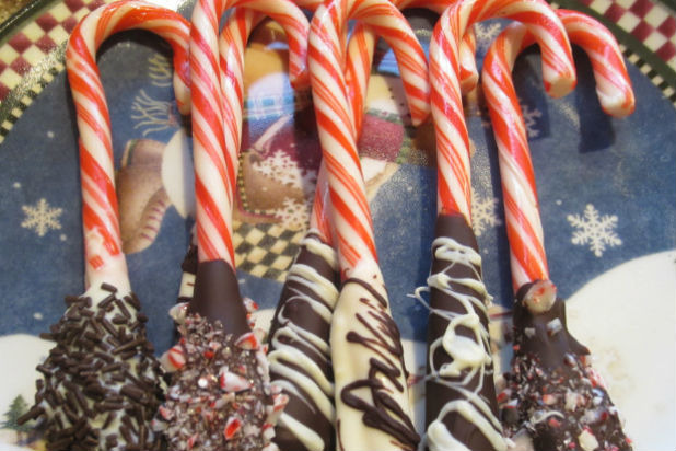 Dipped Candy Canes