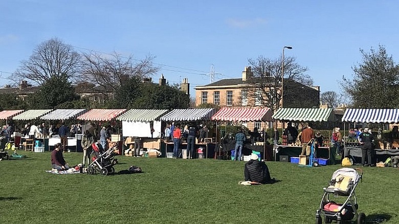 Portobello Market stalls