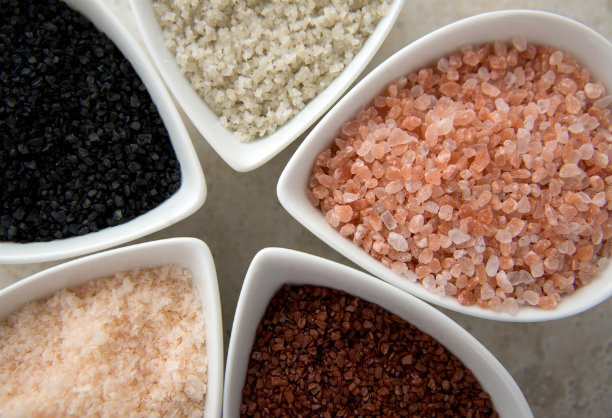 A Selection of Sea Salts and Seasonings