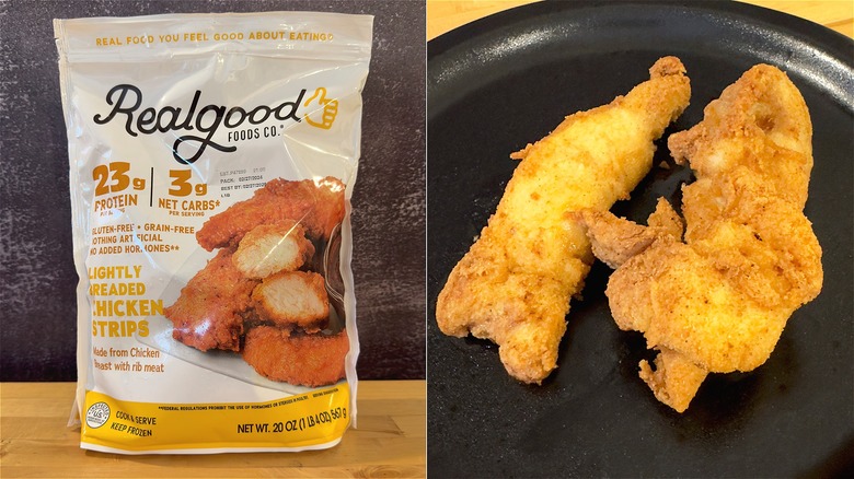 Real Good Chicken Strips bag