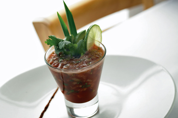 Spicy Watermelon Gazpacho