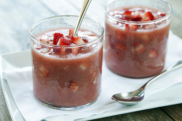 Strawberry-Melon Gazpacho