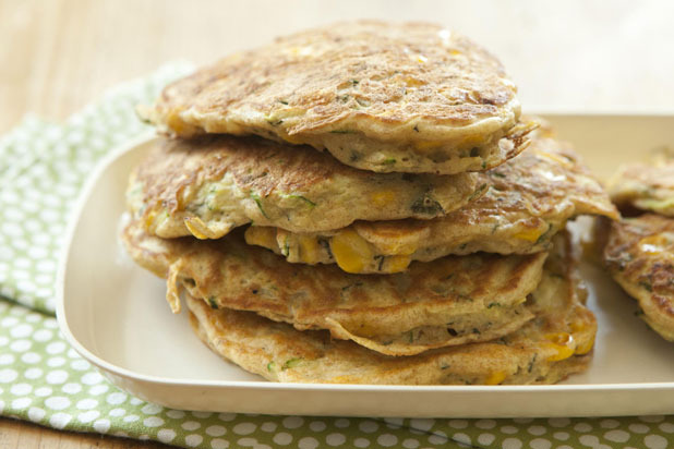 Fresh Corn and Zucchini Cakes Recipe