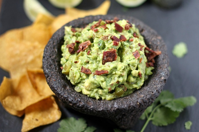 Smoked Bacon & Tomatillo Guacamole