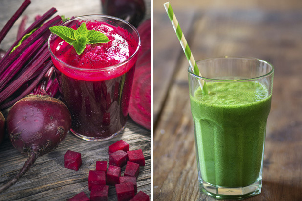 Beet and Kale Smoothies