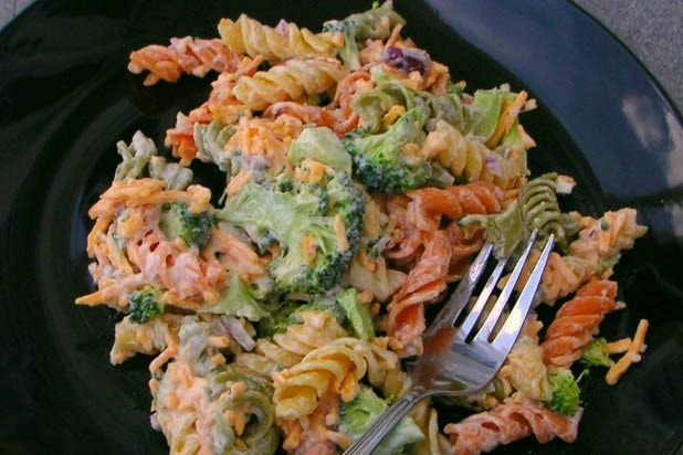 Broccoli Cheddar Pasta Salad Recipe