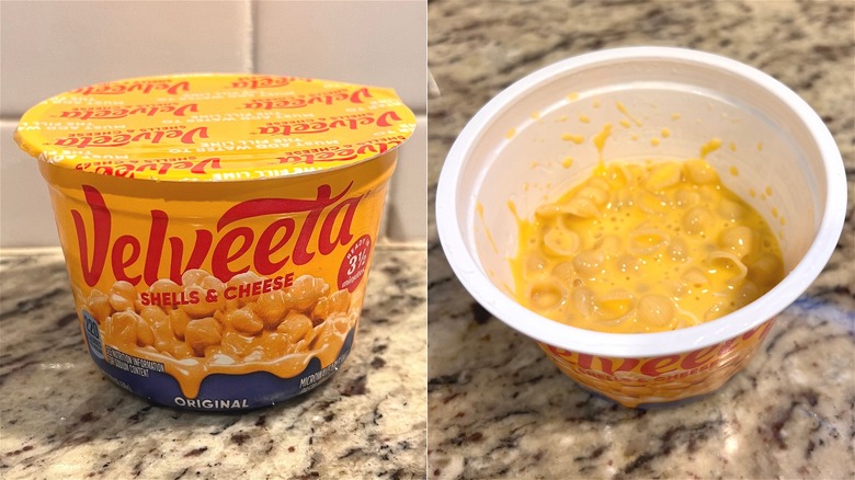 Velveeta mac and cheese cup