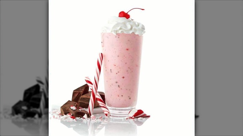 Chick-fil-A Peppermint Milkshake