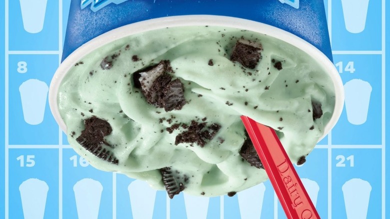 Dairy Queen Mint Oreo Blizzard