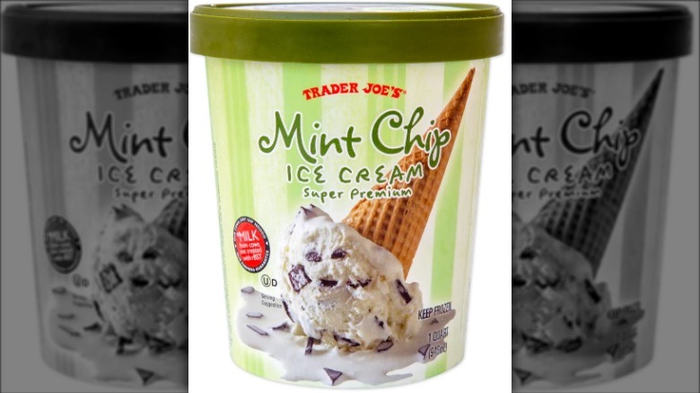 Trader Joe's Mint Chip Ice Cream