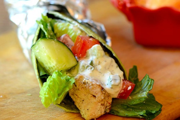 Greek Chicken Wrap