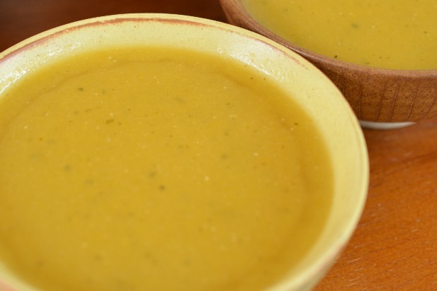 Simple Acorn Squash Miso Soup