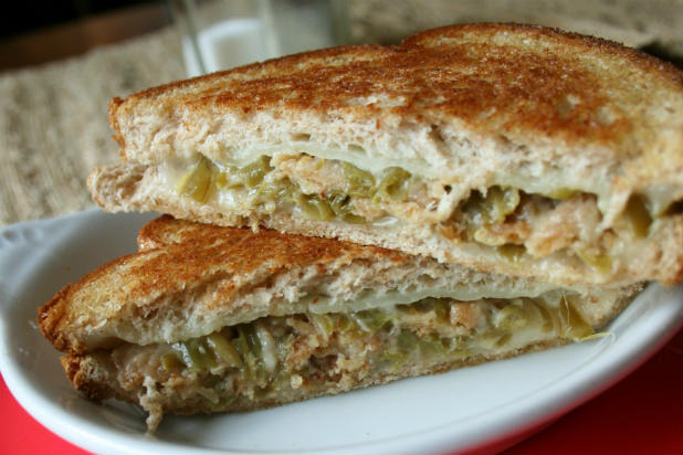 Green Bean Casserole Grilled Cheese