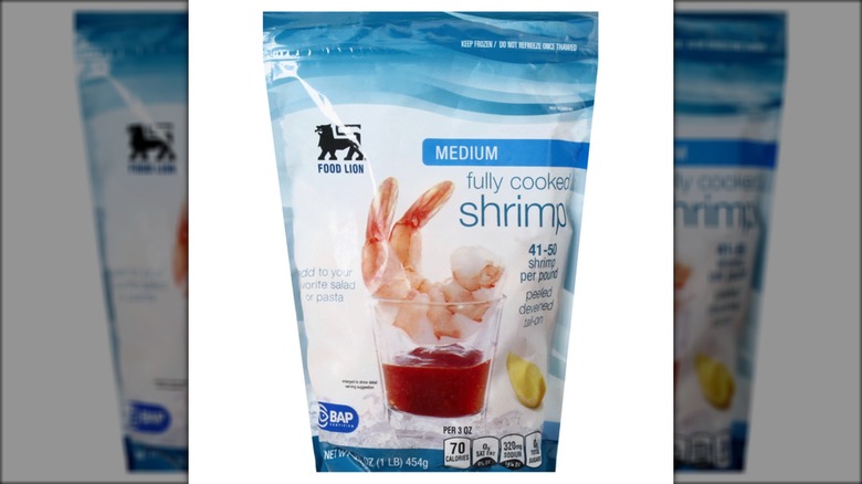 Food Lion cooked shrimp product