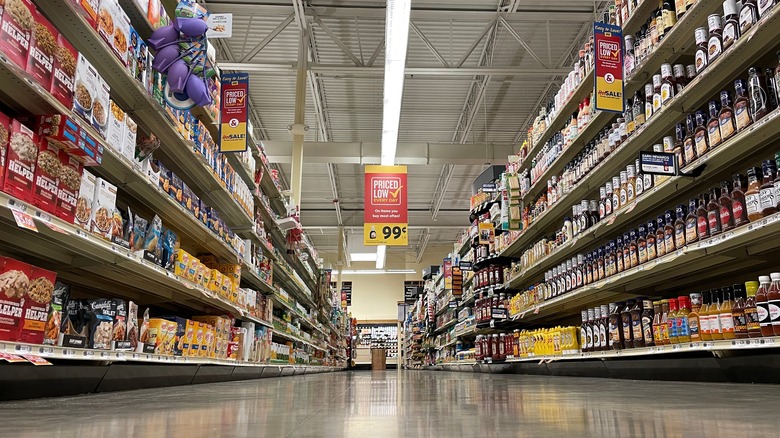 Food Lion shopping aisle