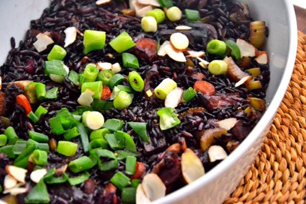 Balsamic Shiitake Rice Salad