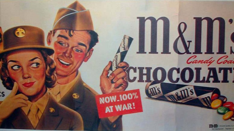 vintage M&M's advertisement