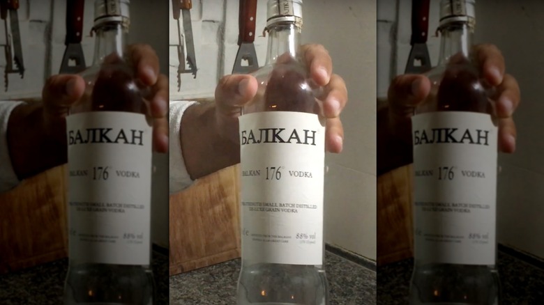 Sklar's Balkan Vodka bottle