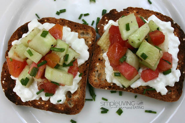 Tomato Cucumber Salad Sandwich Recipe