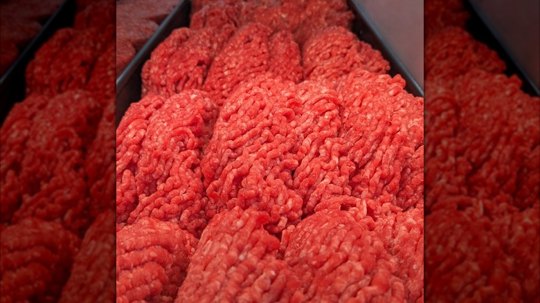 Ground beef from Fareway Meat Market in Luverne, MN