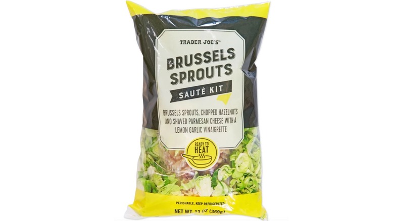 Brussels sprouts sauté kit packaging