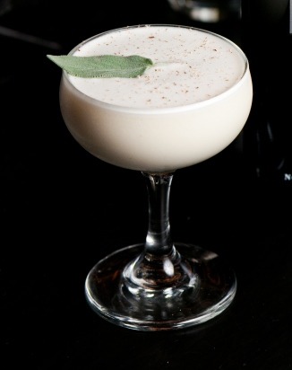 The Maple & Sage Gin Cream Cocktail