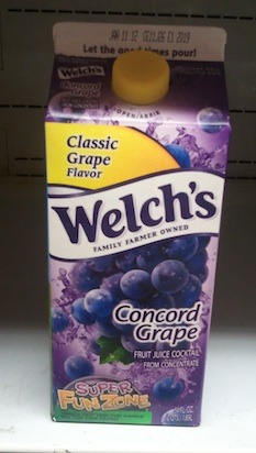 Juice: Welch's Concord Grape Juice Cocktail Drink