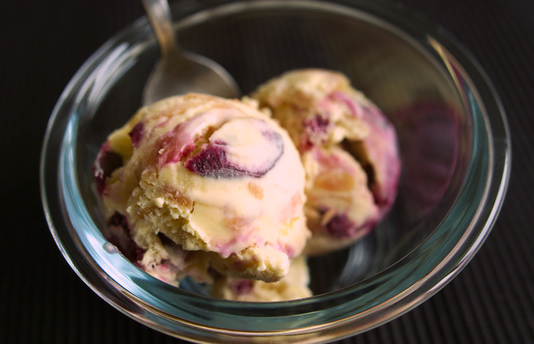 Cherry-Bourbon Ice Cream