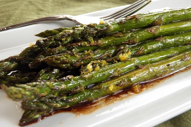 Roasted Asparagus with Balsamic Browned Butter Recipe