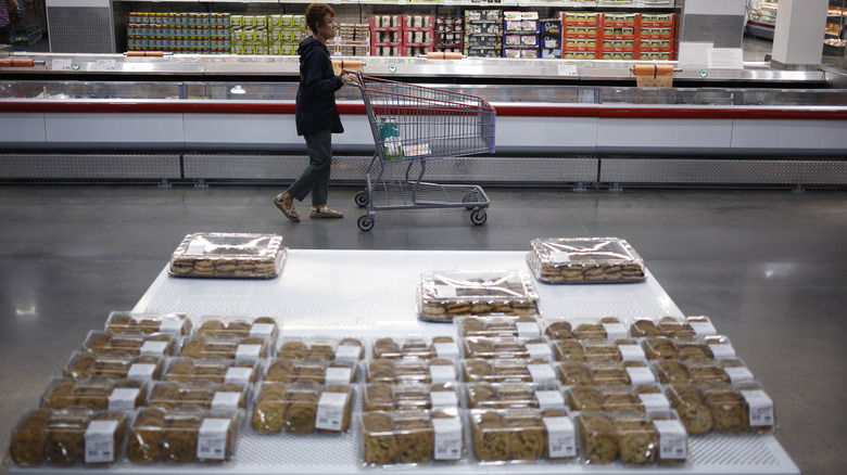 Woman shopping at Costco