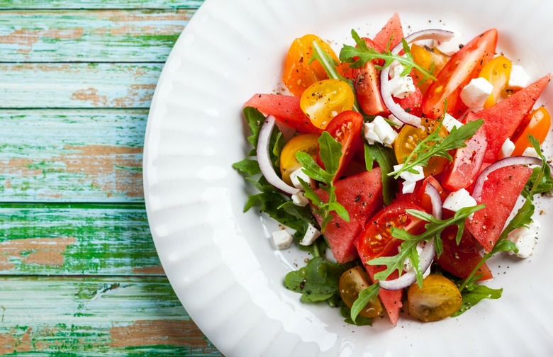 Tomato and Watermelon Salad