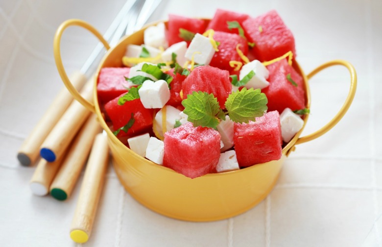 Watermelon and Feta Skewers