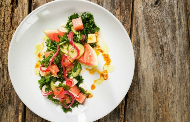 Watermelon Kale Salad