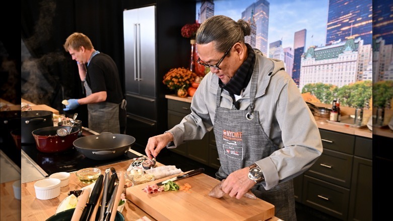 Masaharu Morimoto gives culinary demonstration