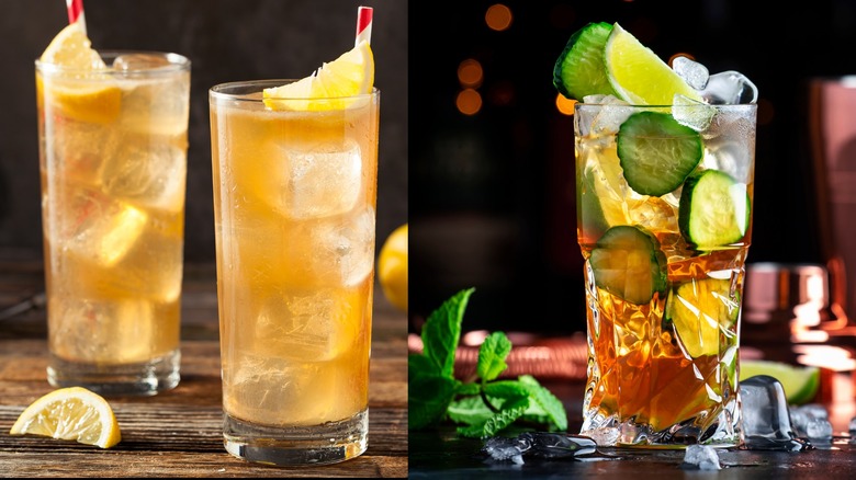 Long Island iced teas, Pimm's cup