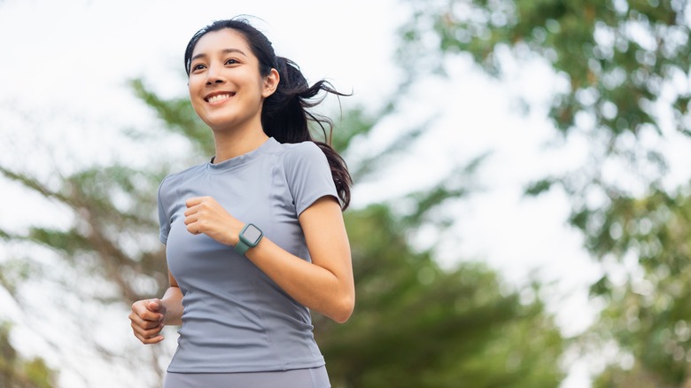 Woman running