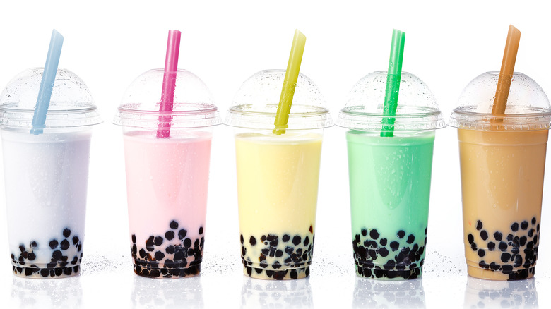 Bubble tea cups