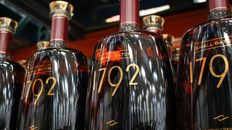 bottles of 1792 Small Batch bourbon