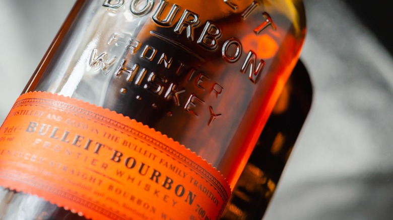 Bulleit Bourbon bottle