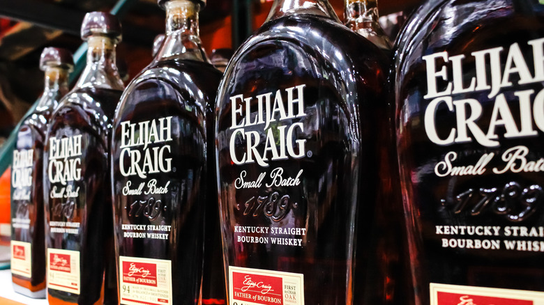 Elijah Craig Small Batch bottles