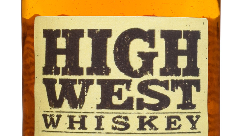 High West whiskey label