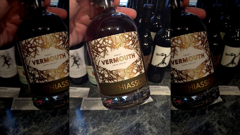 A bottle of Matthiasson vermouth