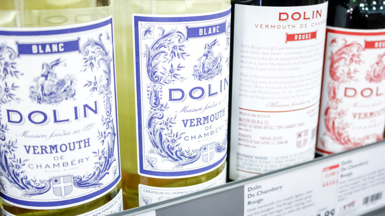 Dolin vermouth labels