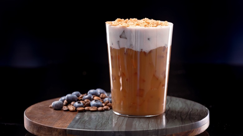 Cold brew coffee with horchata