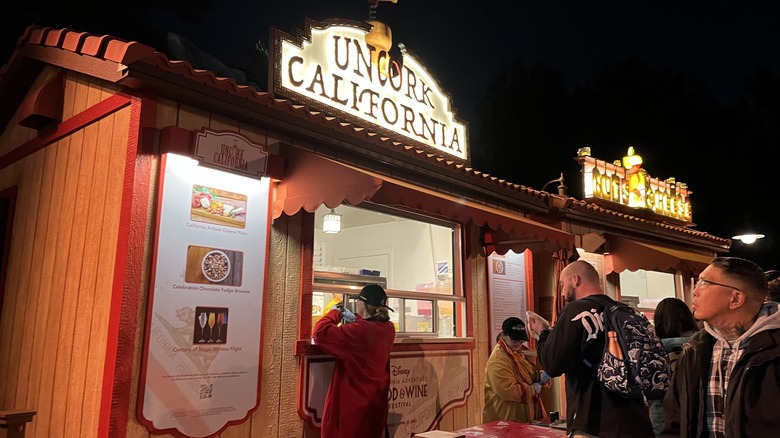 Wine kiosk at Disney California Adventure