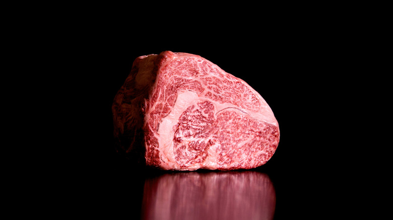 A joint of wagyu beef