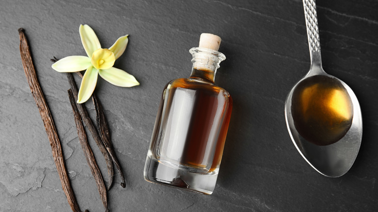 Bottle of vanilla extract